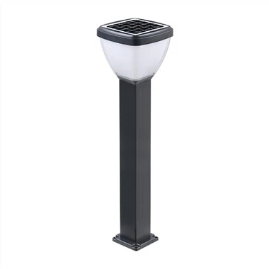 Kvadrat Quyoshli Ochiq Led Bollard Yoritish