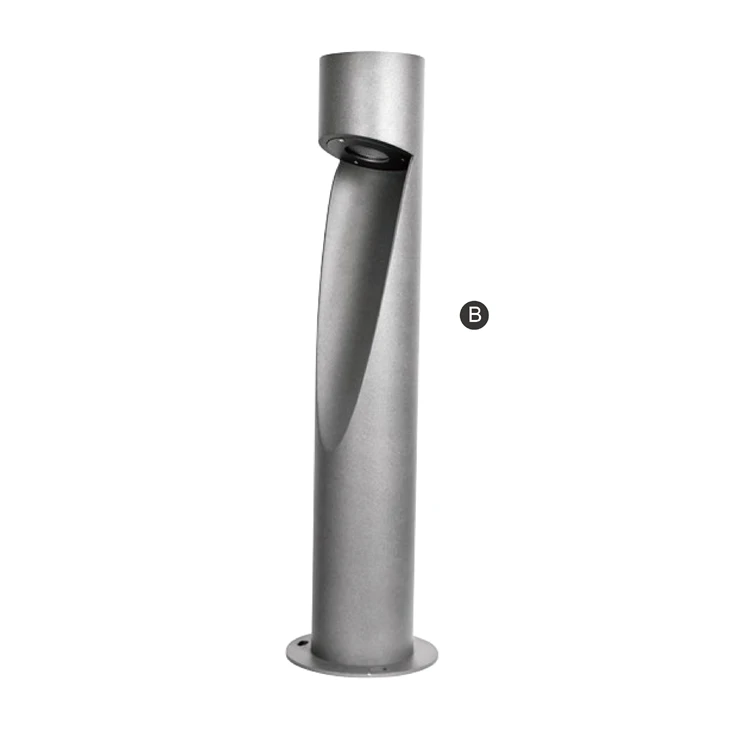 Ochiq makonda qora bollard chiroqlari