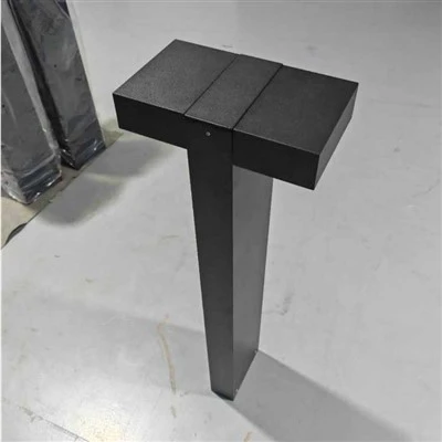 Ichki gardishli LED Bollard Anti-UV LED bog 'chirog'i Ikki boshli